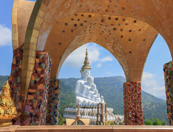 View of temple against sky