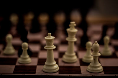 Close-up of chess