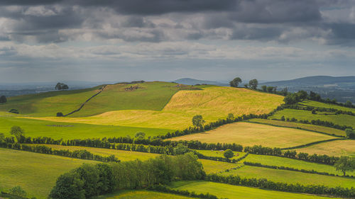 Neolithic burial chambers and stone circles of loughcrew cairns, ireland