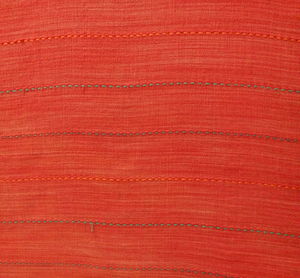 Full frame shot of red wall