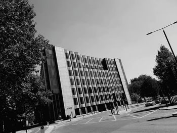 Low angle view of buildings against sky