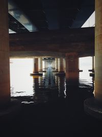 Interior of bridge