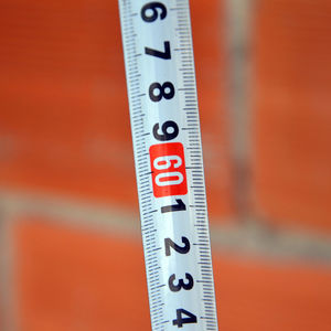 Close-up of measuring tape