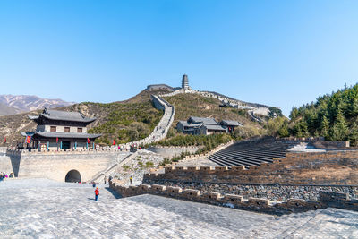 Yanmen pass great wall, shanxi, china