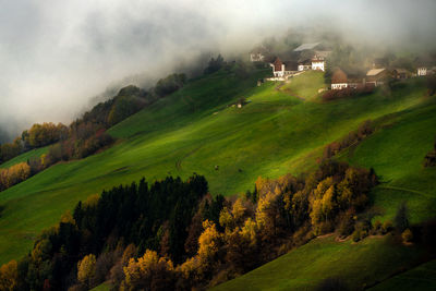 Countryside ii val di funes- dolomites italy