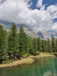 Scenic view of landscape against sky