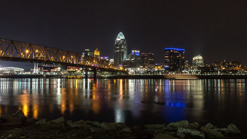 View of downtown cincinnati ohio from newport kentucky across the river