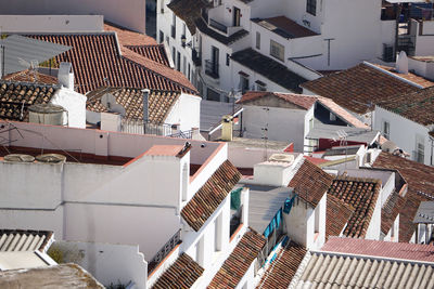 Roof tops in mijas