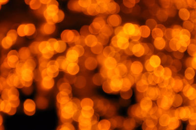 Defocused image of illuminated city