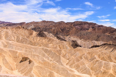 Scenic view of desert against sky