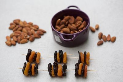 Close-up of food on table