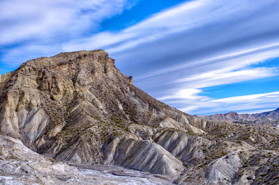 Tabernas desert landscape