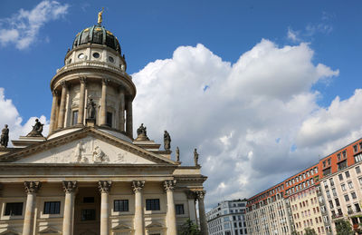 Berlin. germany. big dome of the twin church called the cathedral of the french