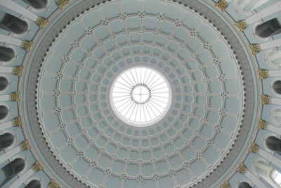 Low angle view of dome ceiling