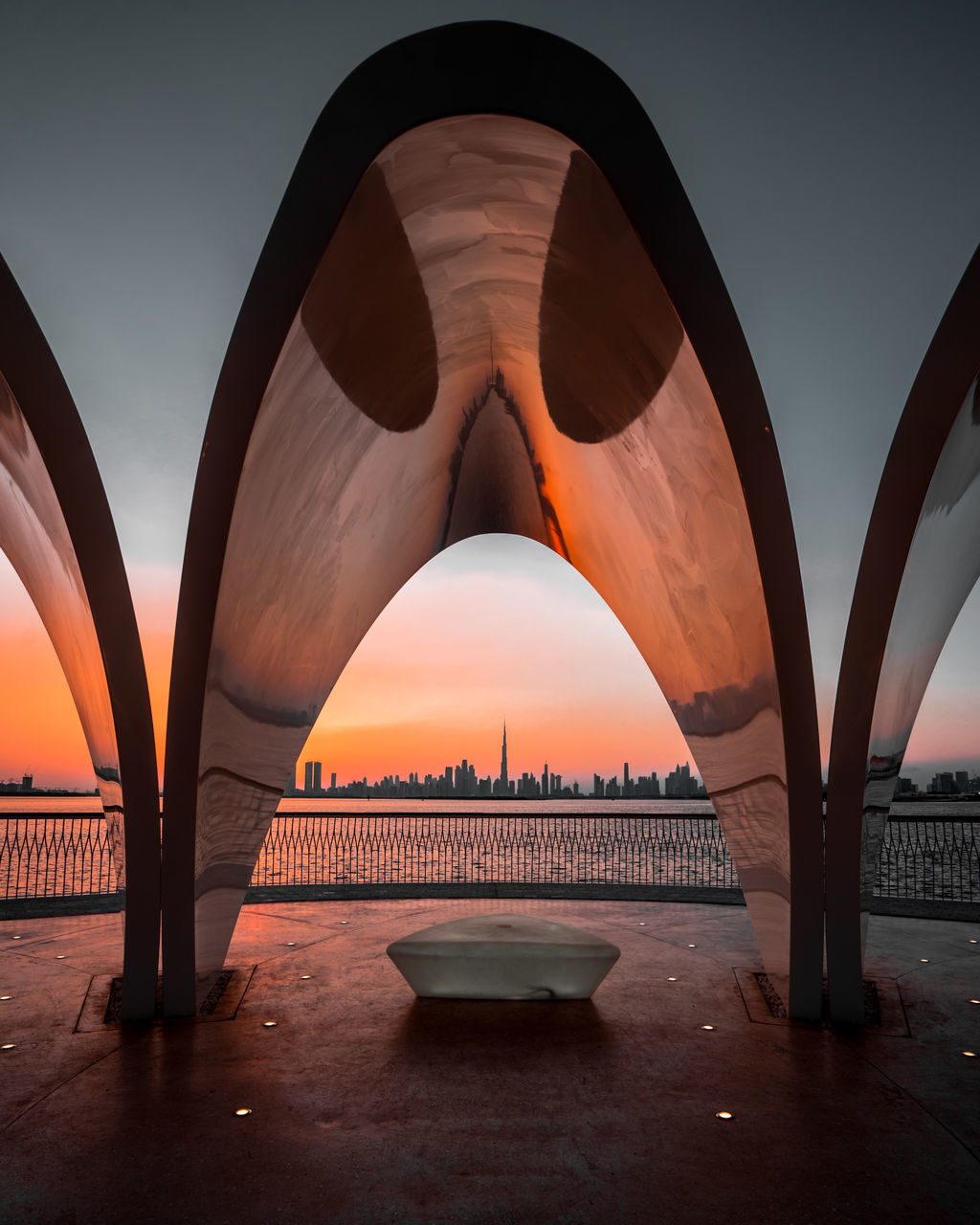 BRIDGE AT SUNSET