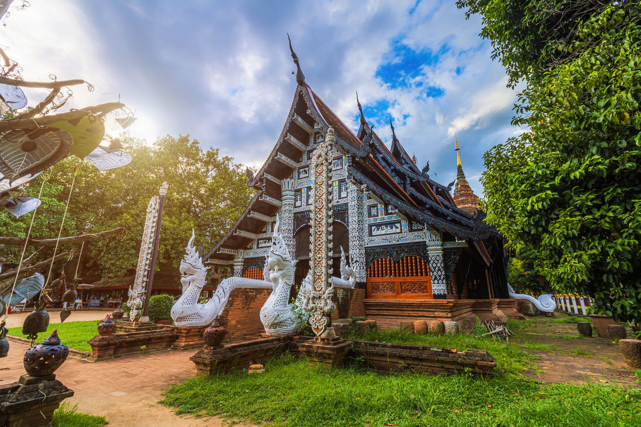 LOW ANGLE VIEW OF TEMPLE AGAINST SKY