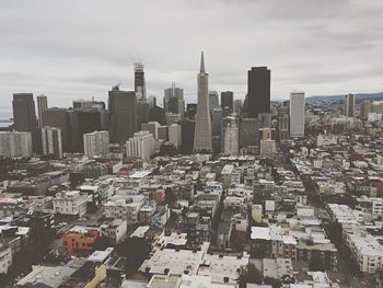 High angle view of cityscape