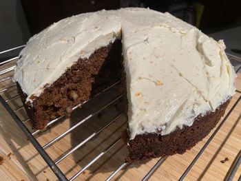Carrot cake with icing