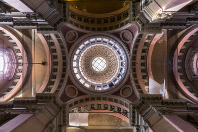 Low angle view of ceiling of building