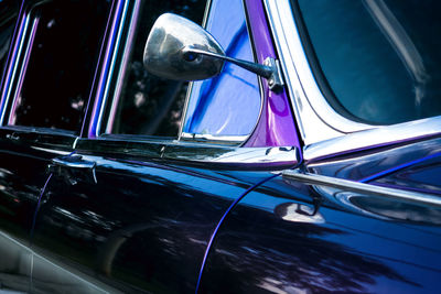 Close-up of vintage car