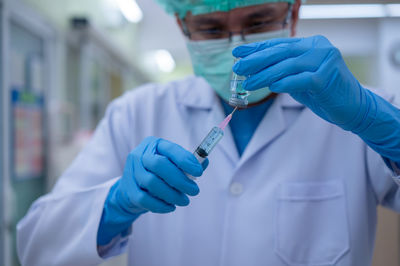 Low angle view of people holding hands