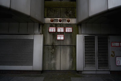 Interior of an industrial building