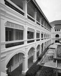 Low angle view of building against sky