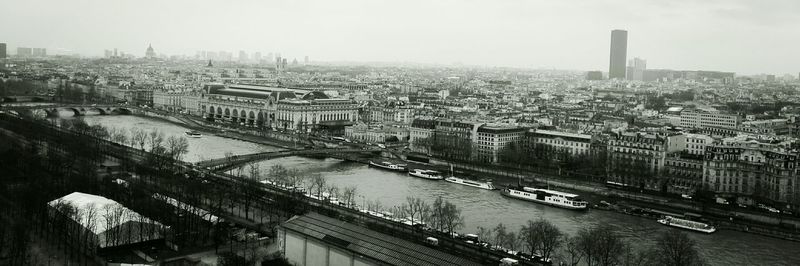 High angle view of cityscape