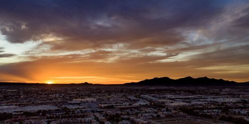 City sunset