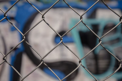 Full frame shot of chainlink fence