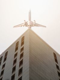 Low angle view of building against sky