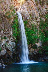 View of waterfall