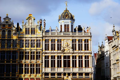 Low angle view of building against sky