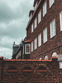 Low angle view of building against sky