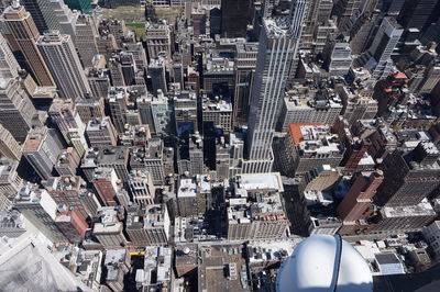 High angle view of cityscape