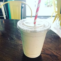 Close-up of drink on table