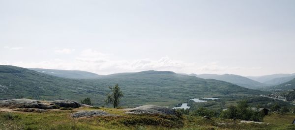 Scenic view of landscape against sky