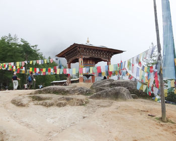 View of people in front of building