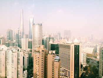 Cityscape against sky