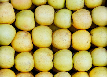 Full frame shot of fruits for sale in market