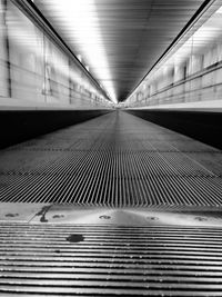 View of escalator in airport
