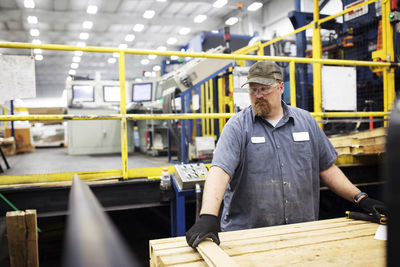 Worker working at warehouse