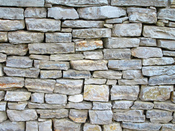 Full frame shot of stone wall