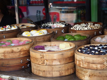 Close-up of food for sale at market stall