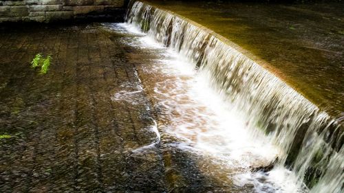 River flowing through rocks