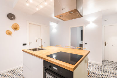 Interior of bathroom