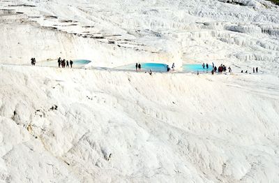 People at pamukkale