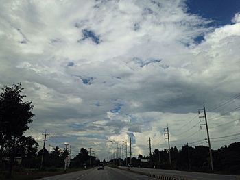 Scenic view of dramatic sky