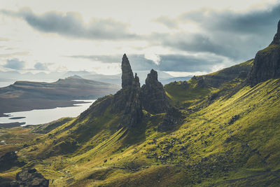 Panoramic view of landscape against sky