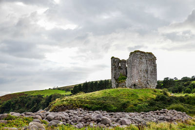 Old ruins against sky